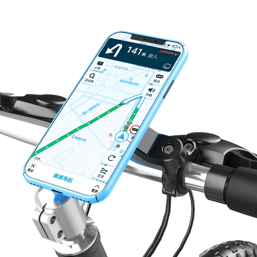 Shock-absorbing Motorcycle Phone Mount
