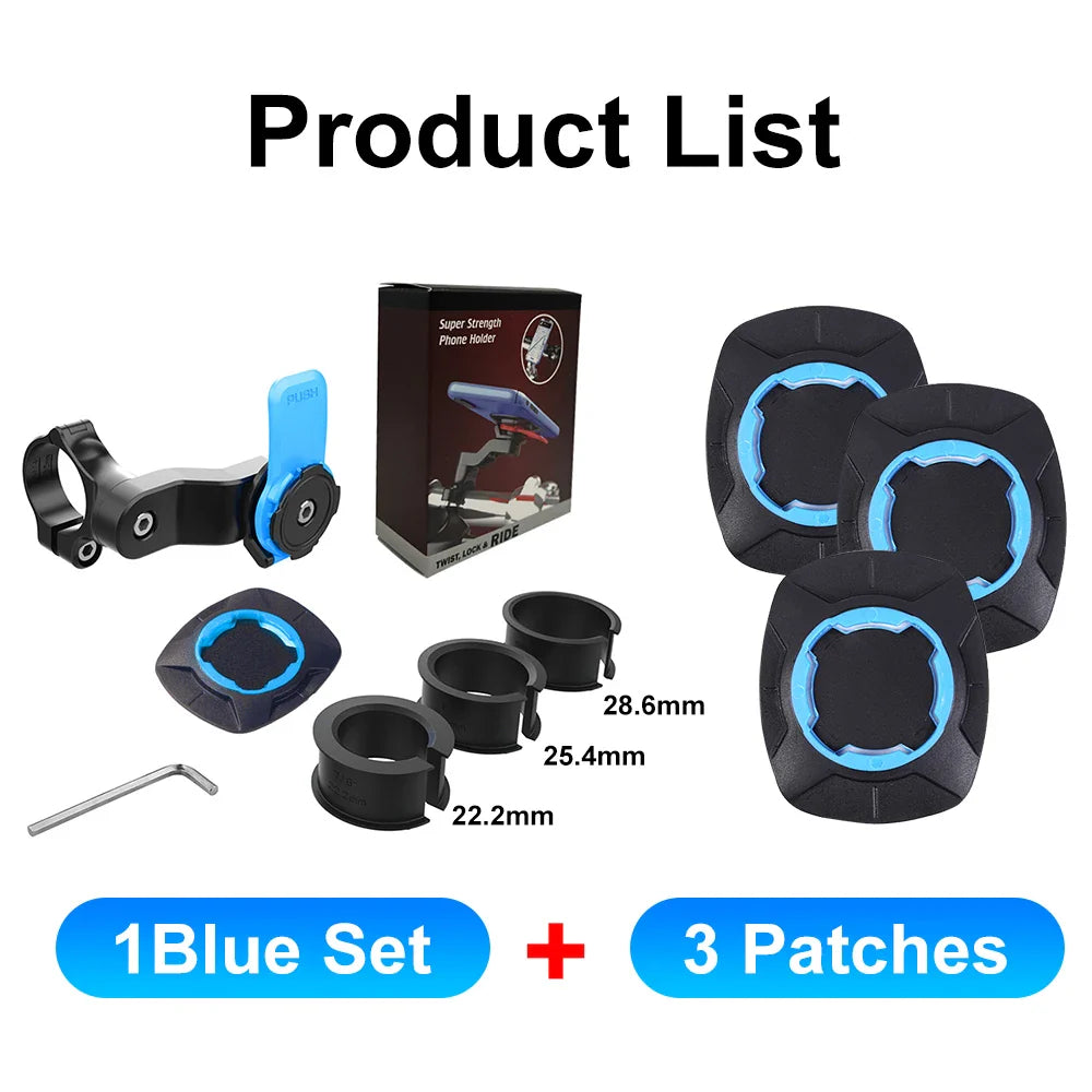 Shock-absorbing Motorcycle Phone Mount