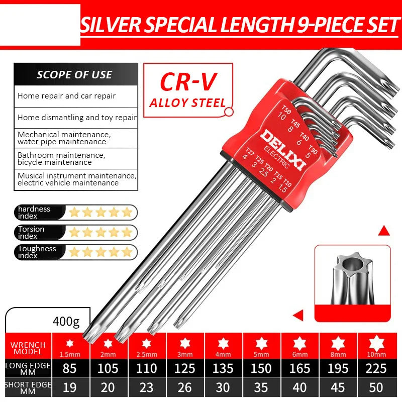 Precision Hex Wrench Set