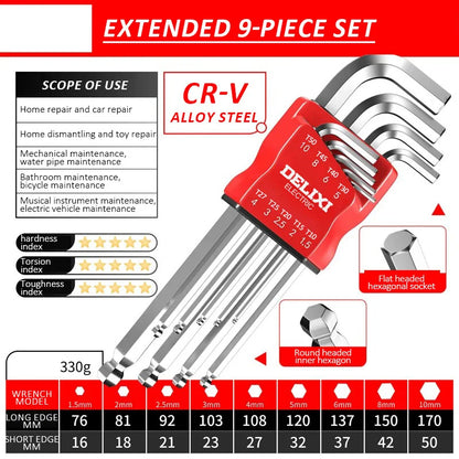 Precision Hex Wrench Set
