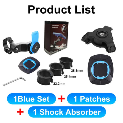 Shock-absorbing Motorcycle Phone Mount