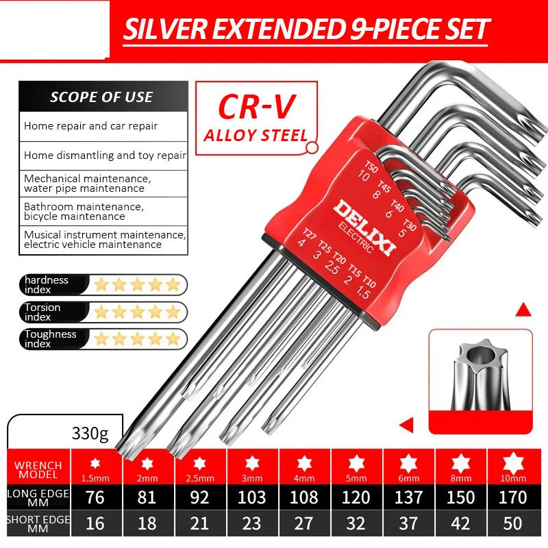 Precision Hex Wrench Set