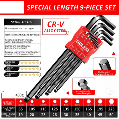 Precision Hex Wrench Set
