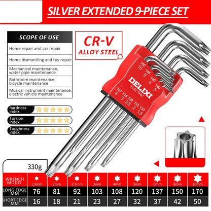 Precision Hex Wrench Set