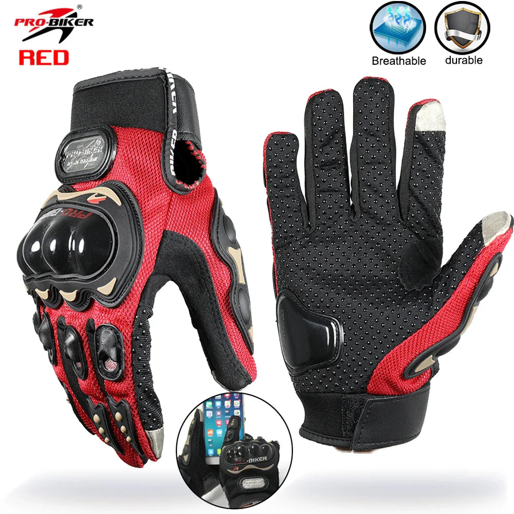 Racing Motorcycle Gloves with Protection
