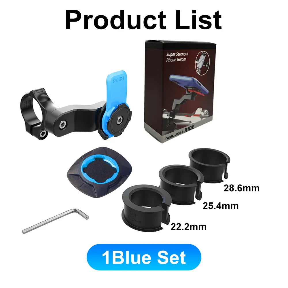 Shock-absorbing Motorcycle Phone Mount