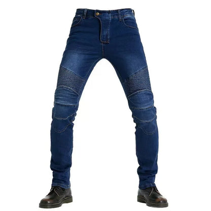 Rider Embroidered Protective Jeans