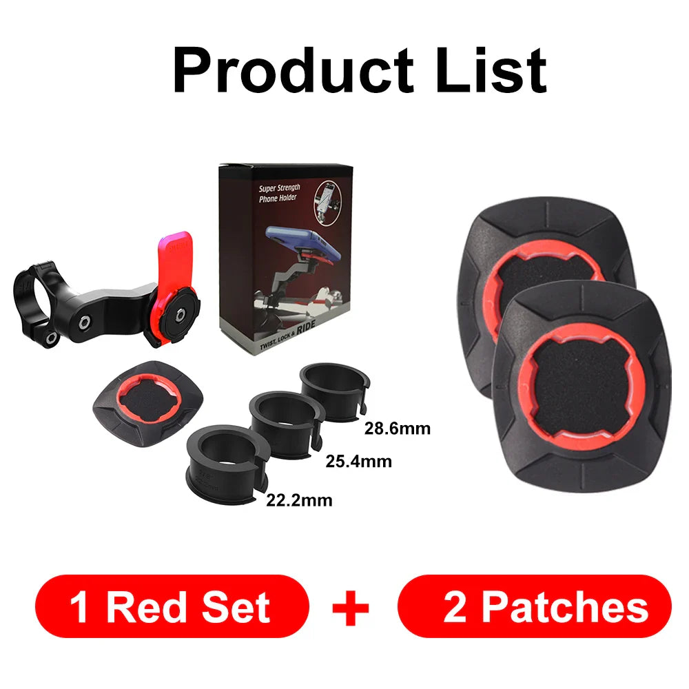 Shock-absorbing Motorcycle Phone Mount