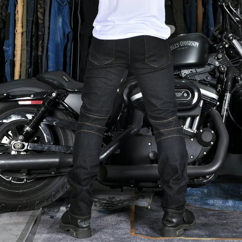 Ride-Ready Moto Jeans