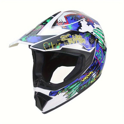 Orange Off-Road Safety Helmet