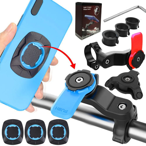Shock-absorbing Motorcycle Phone Mount