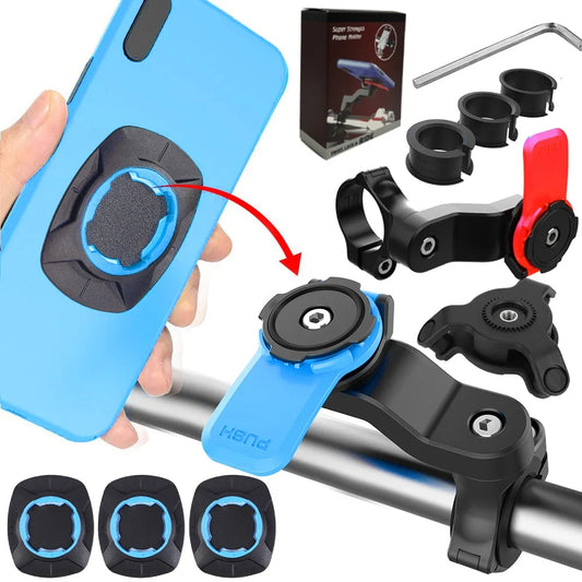 Shock-absorbing Motorcycle Phone Mount