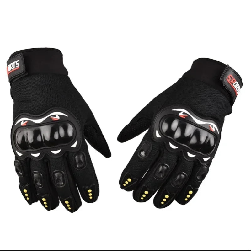 Knight Racing Full Finger Gloves