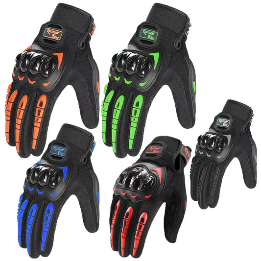 Breathable Full Finger Motorcycle Gloves