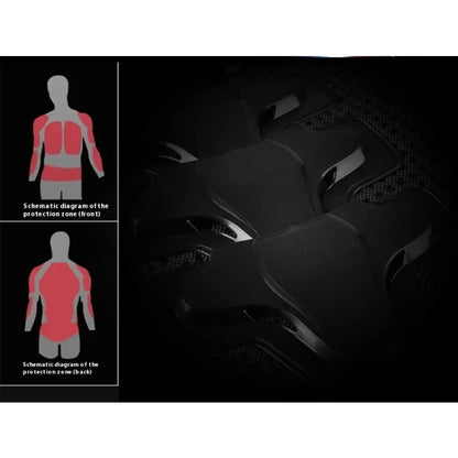 Motorcycle Armour Protective Motocross Jacket Motorbike Rider Armour Protection Gear Wear-Resistant Riding Breathable Clothing