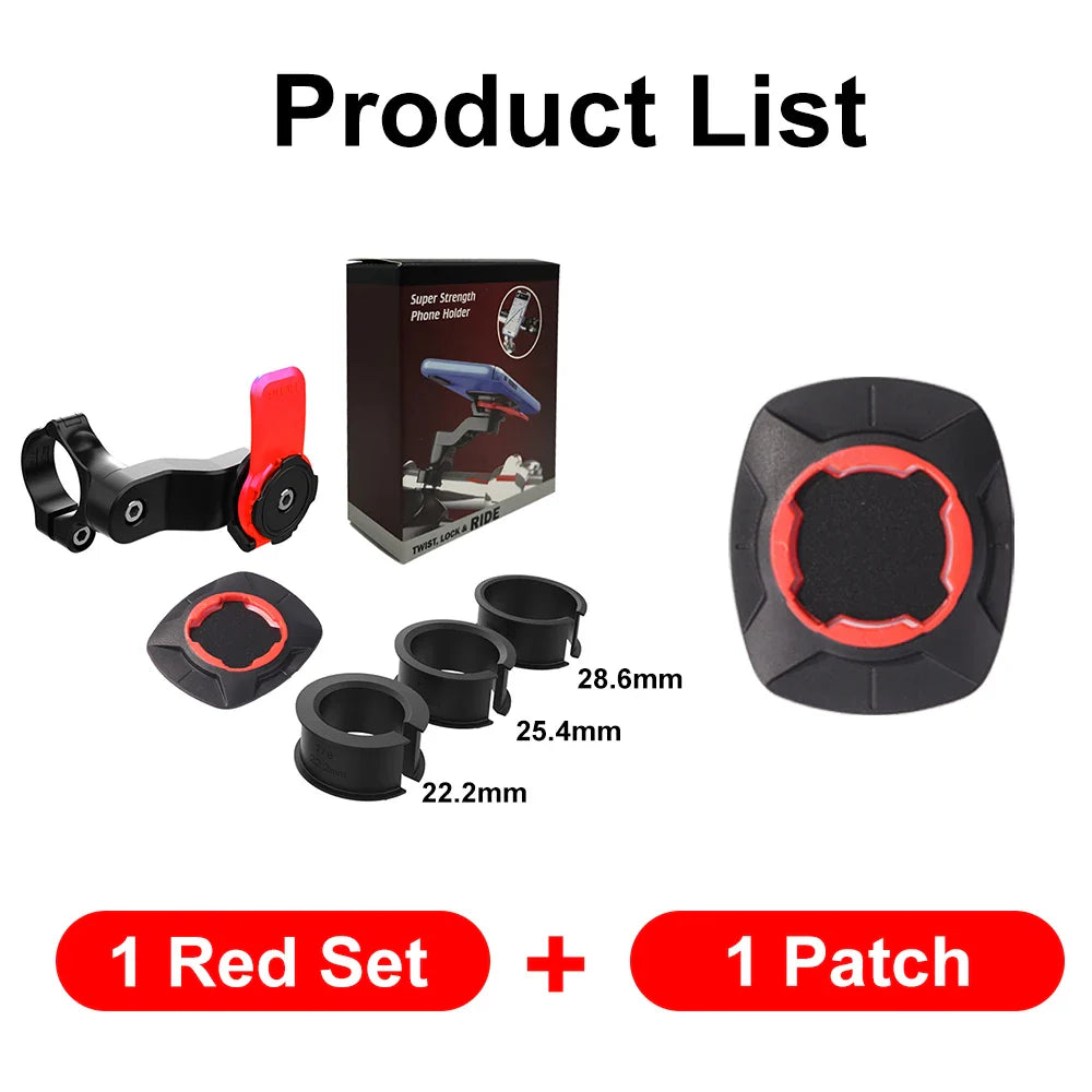 Shock-absorbing Motorcycle Phone Mount