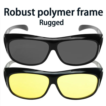 Night-Vision Car Anti-Glare Night Motorcycle Protective UV400 Drivers Goggles Eyes Sunglasses Polarized Driving Glasses