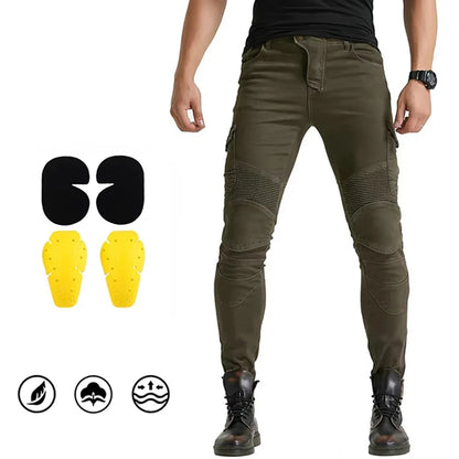 Motorcycle Jeans Pants Motorbike Touring Trousers Stretch Motocross Pants for Riding Safety CE Certified Protective Gear