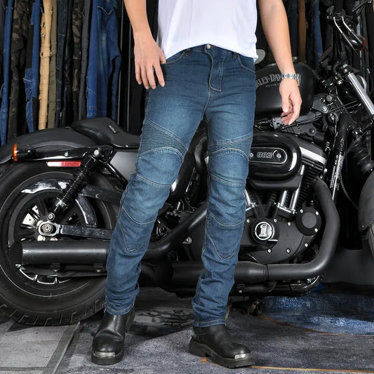 Ride-Ready Moto Jeans