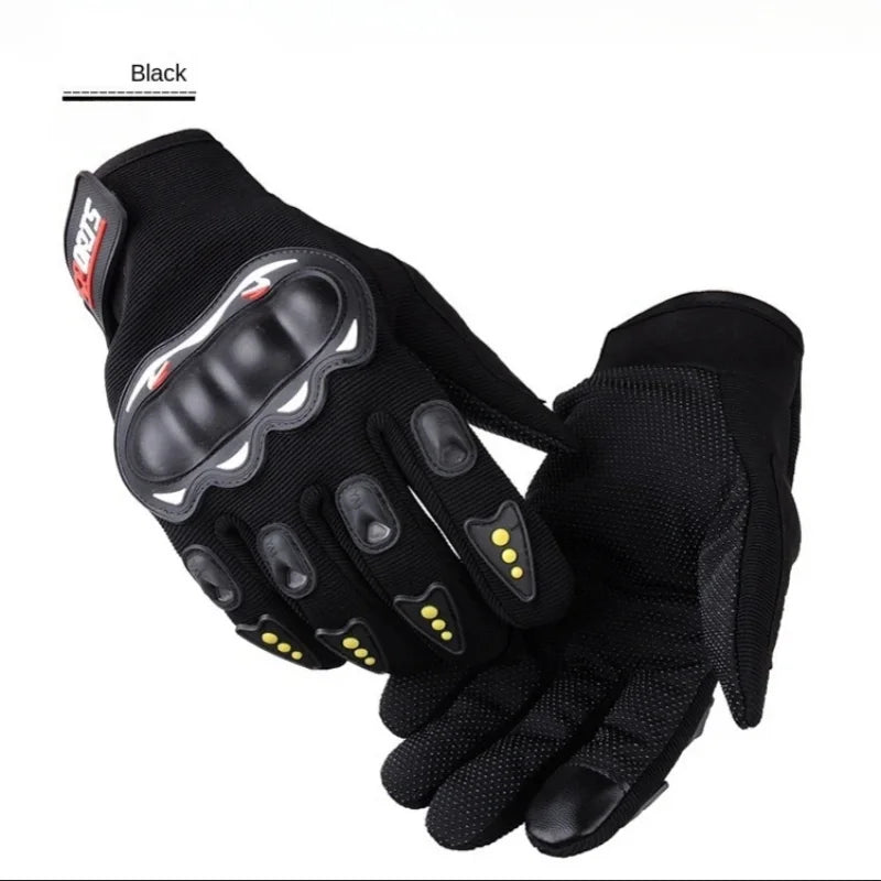 Knight Racing Full Finger Gloves