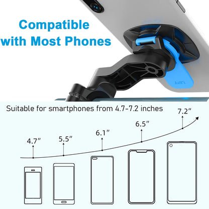 Shock-absorbing Motorcycle Phone Mount