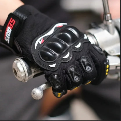 Knight Racing Full Finger Gloves