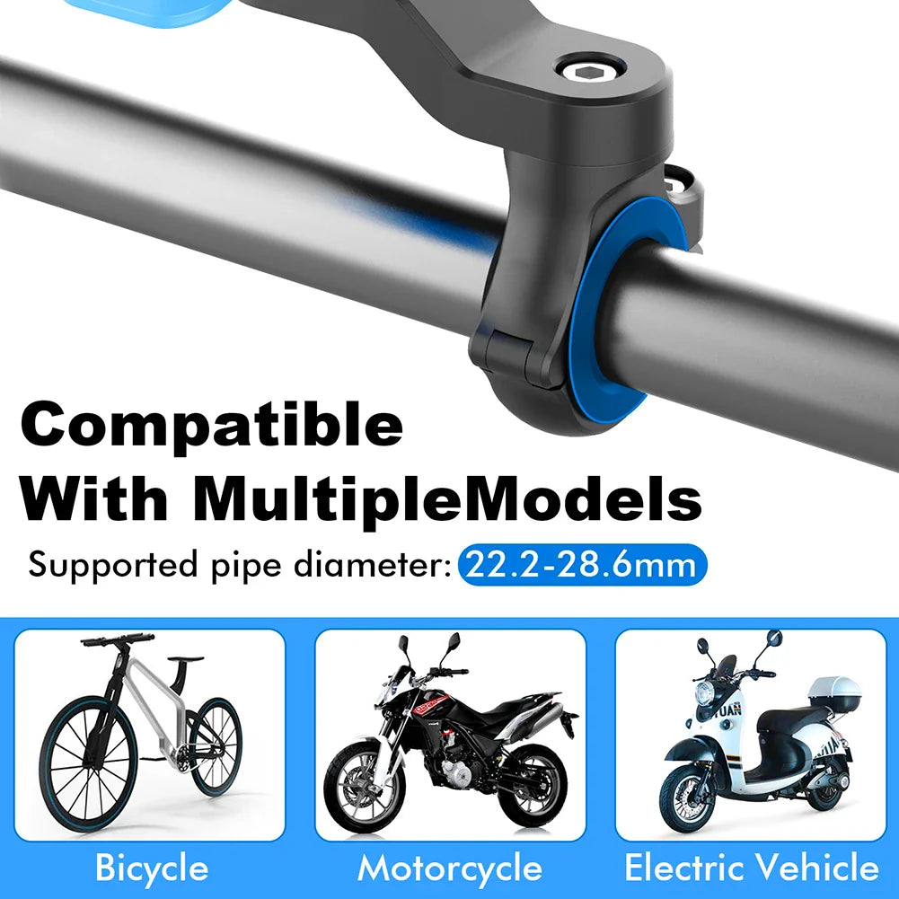 Shock-absorbing Motorcycle Phone Mount