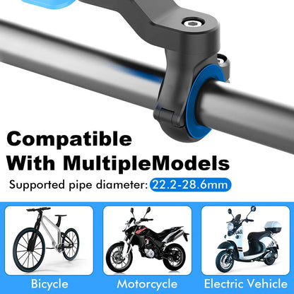 Shock-absorbing Motorcycle Phone Mount