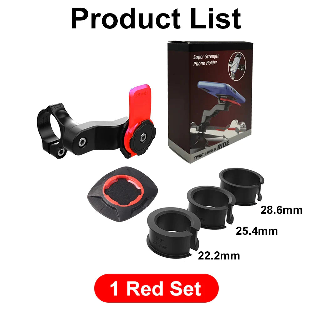 Shock-absorbing Motorcycle Phone Mount
