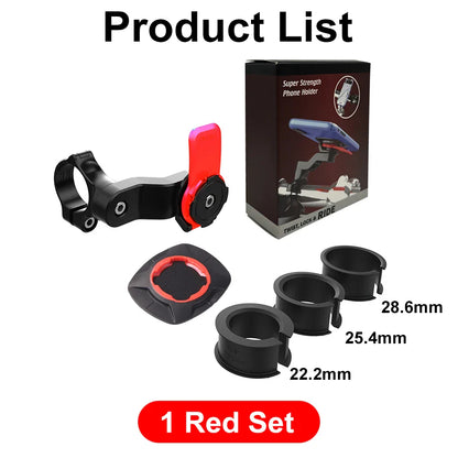 Shock-absorbing Motorcycle Phone Mount