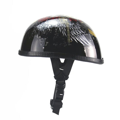 Motocross Dot Nostalgic Vintage Motorcycle Open Half Face Scooter Safety Protection Gear Motorbike Riding moped Casco Helmet