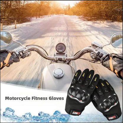 Knight Racing Full Finger Gloves